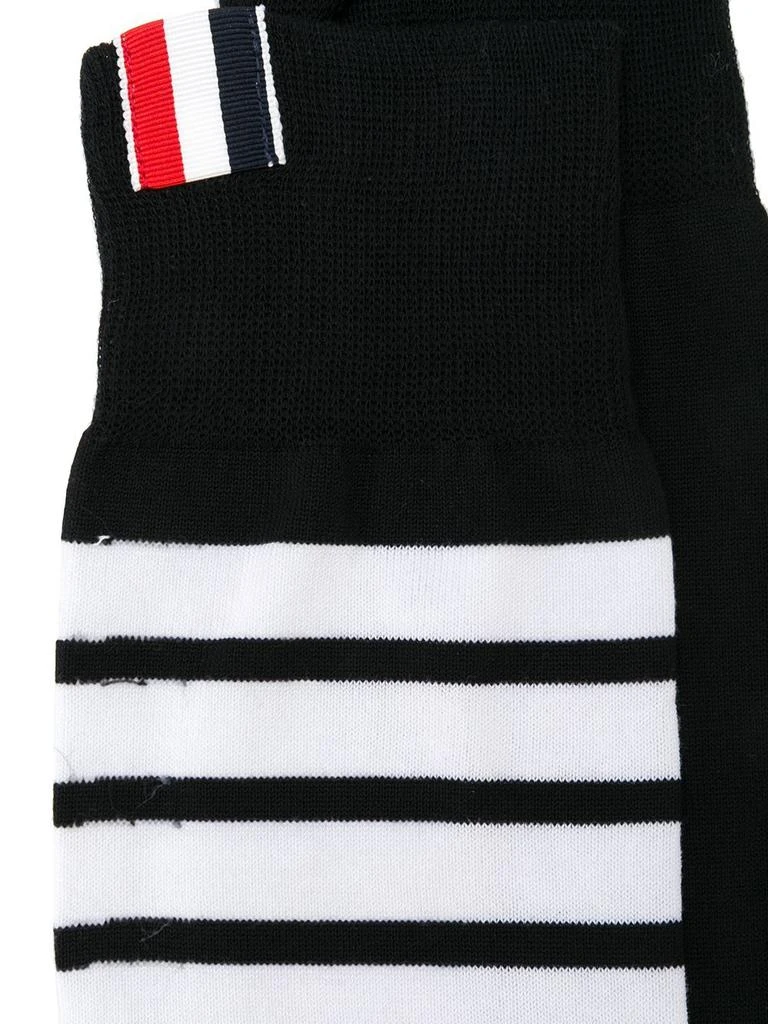 商品Thom Browne|THOM BROWNE Socks with 4-stripe detail,价格¥888,第2张图片详细描述
