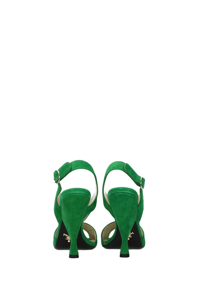 商品Prada|Sandals Suede Green,价格¥1926,第5张图片详细描述