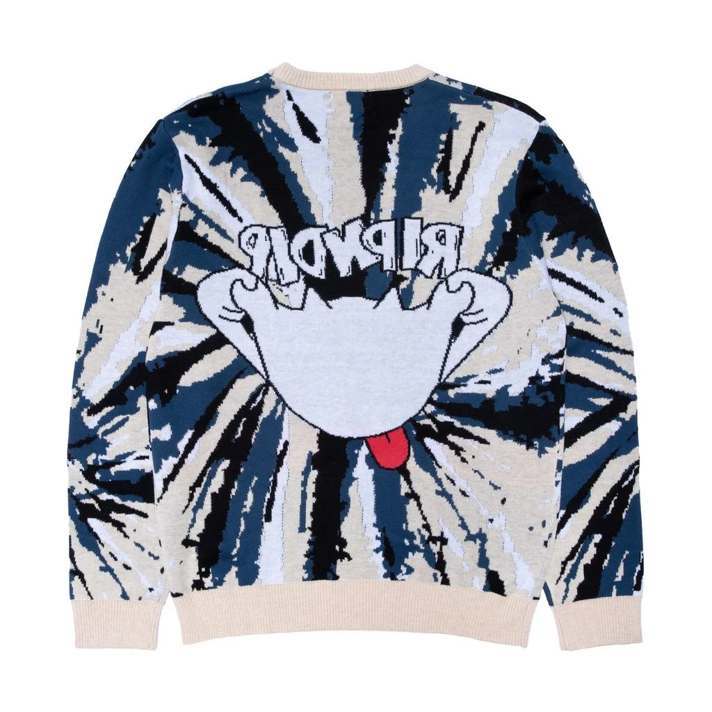 商品RIPNDIP|Big Smile Knit Sweater (Cream/Navy),价格¥229,第3张图片详细描述