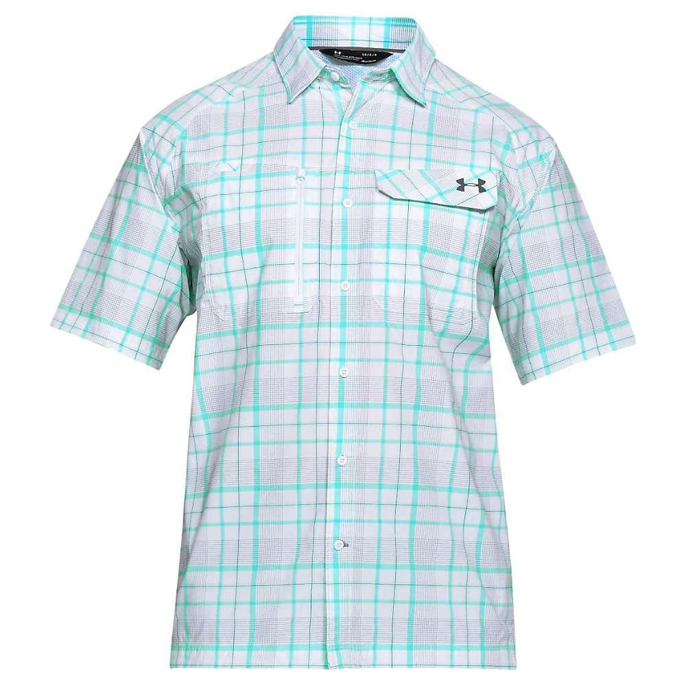 商品Under Armour|Under Armour Men's UA Fish Hunter SS Plaid Shirt,价格¥315,第5张图片详细描述