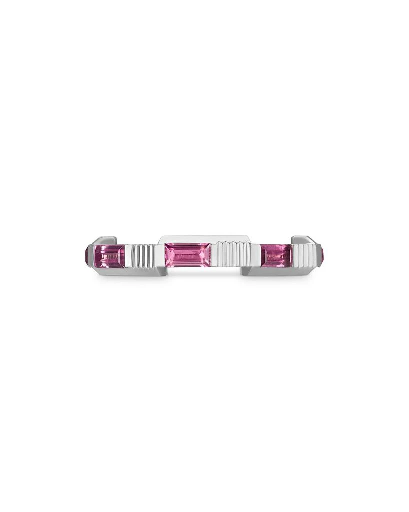 18K White Gold Link To Love Rubellite Ring 商品