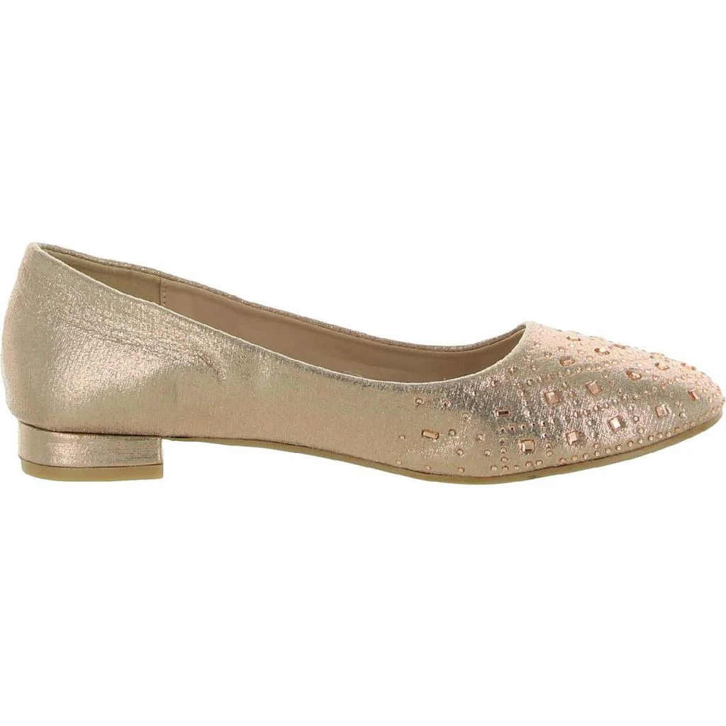 商品Badgley Mischka|Badgley Mischka Womens Slip On Round Toe Ballet Flats,价格¥123,第3张图片详细描述