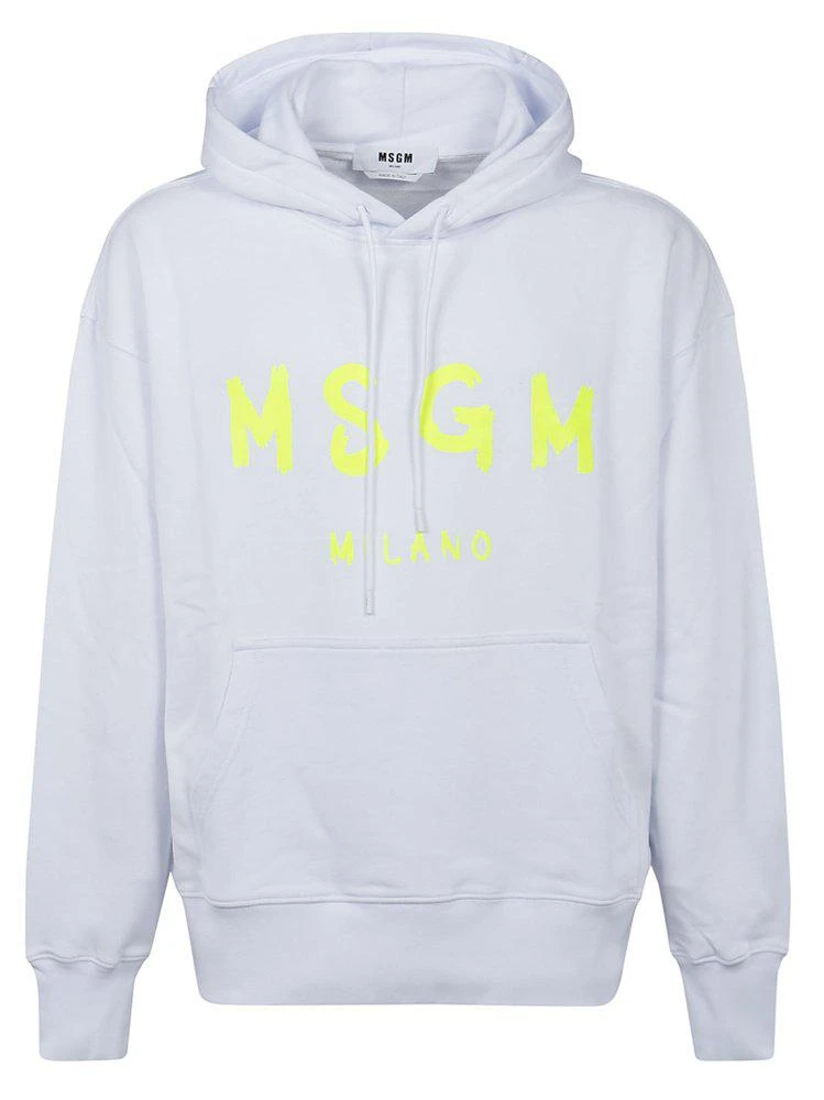 商品MSGM|MSGM Logo Printed Drawstring Hoodie,价格¥1110,第1张图片