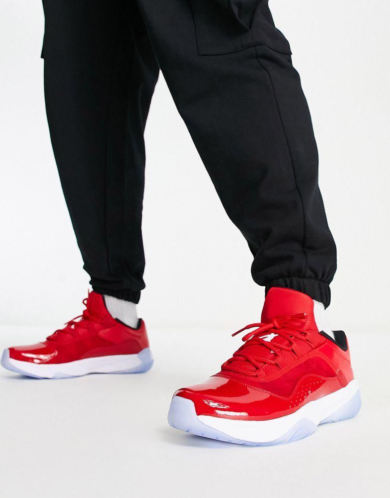 商品Jordan|Air Jordan 11 CMFT low trainers in red,价格¥987,第1张图片