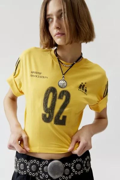 商品Urban Outfitters|Sporty Cinched Baby Tee,价格¥299,第1张图片