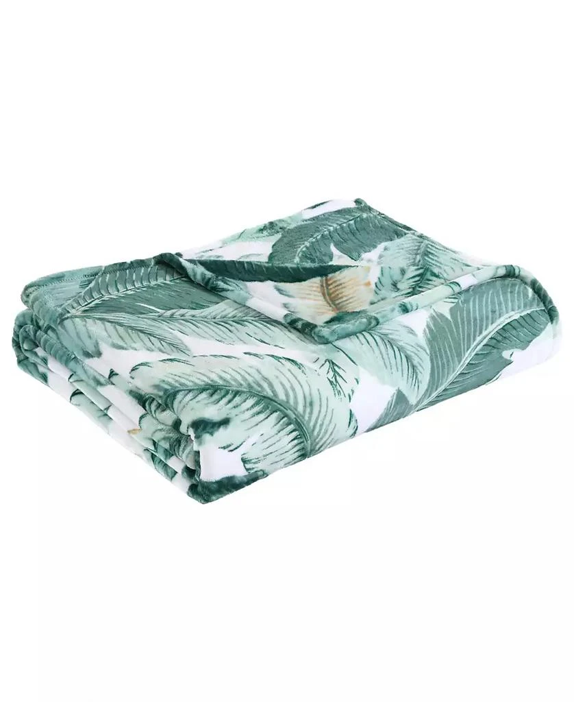 商品Tommy Bahama Home|Classic Palms Ultra Soft Plush Fleece Blanket,价格¥309,第1张图片
