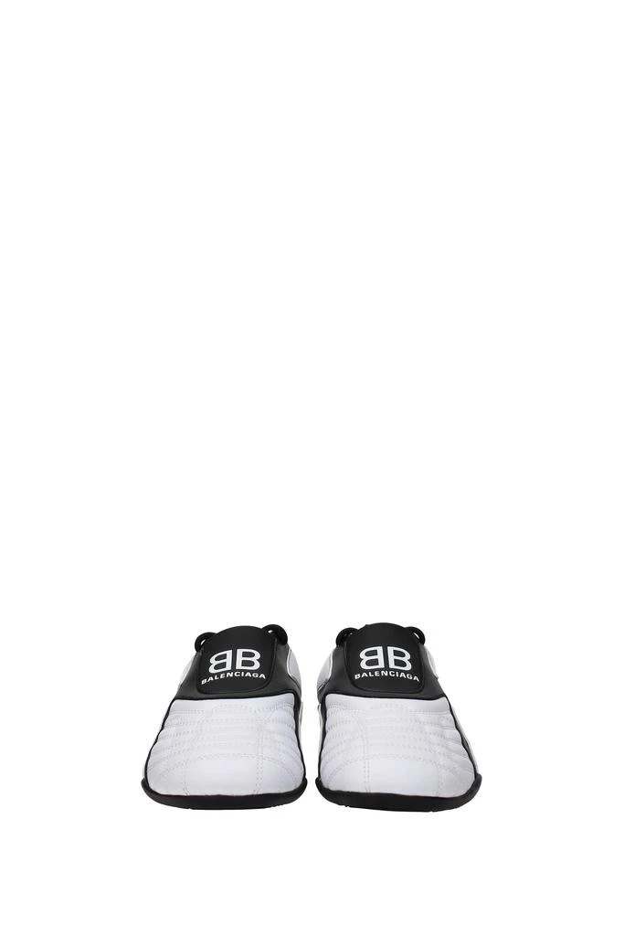 商品Balenciaga|Sneakers Leather White Black,价格¥1724,第3张图片详细描述