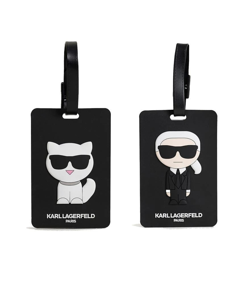 商品Karl Lagerfeld Paris|KARL & CHOUPETTE LUGGAGE TAG 2-PACK,价格¥304,第1张图片