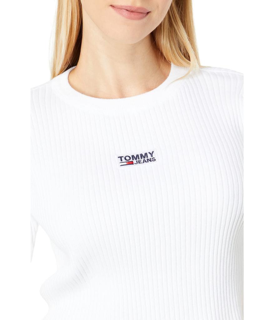 商品Tommy Jeans|Short Sleeve Rib Sweater,价格¥201,第5张图片详细描述