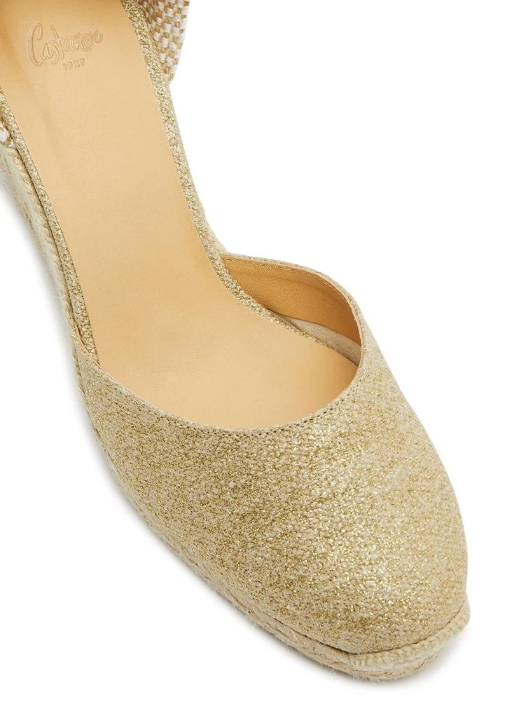 商品CASTAÑER|Carina 80 canvas wedge espadrilles,价格¥1339,第4张图片详细描述