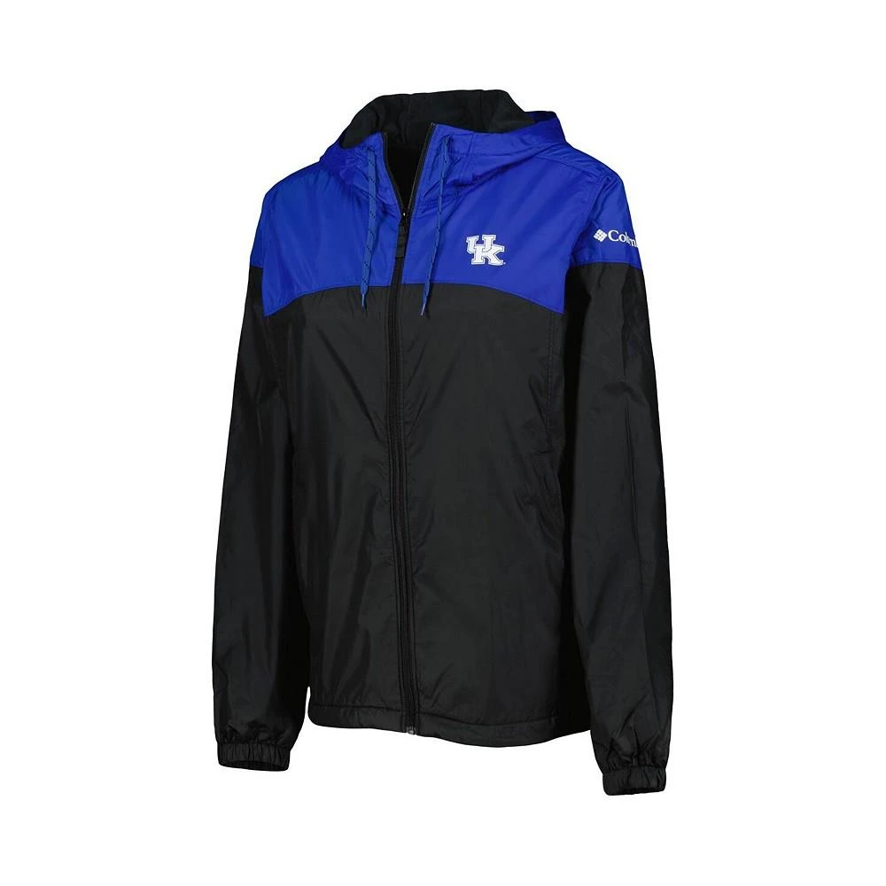 商品Columbia|Women's Black, Royal Kentucky Wildcats Flash Forward Full-Zip Hoodie Windbreaker Jacket,价格¥404,第2张图片详细描述