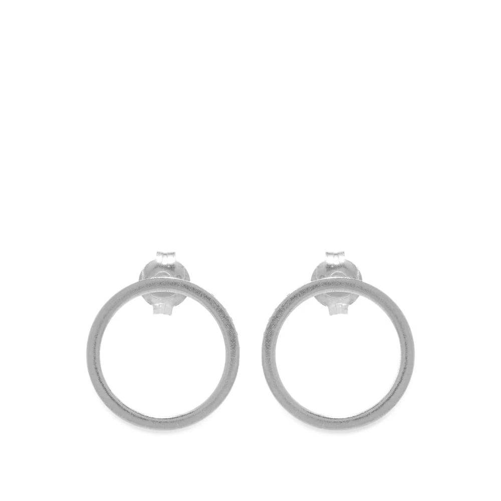 商品MAISON MARGIELA|Maison Margiela Branded Circle Studd Earrings,价格¥1386,第2张图片详细描述