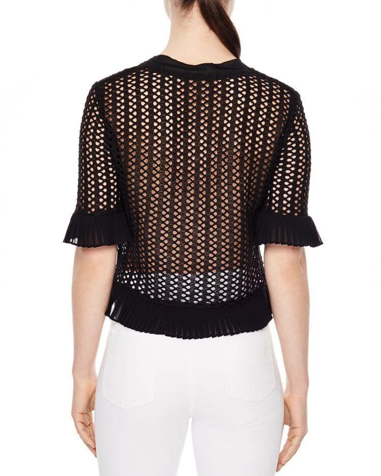 商品Sandro|Leen Cutwork Top,价格¥1029,第2张图片详细描述