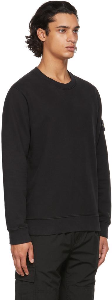 商品Stone Island|Black Classic Crewneck Sweatshirt,价格¥2206,第4张图片详细描述