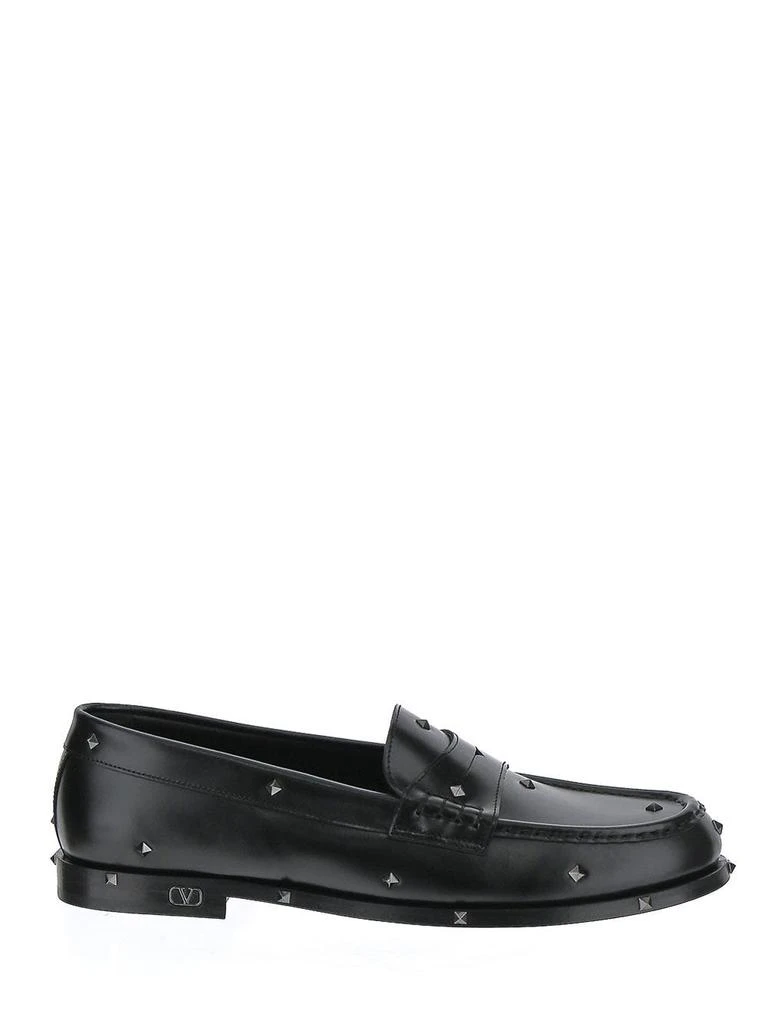 商品Valentino|Aristopunk Stud Calfskin Loafer,价格¥4512,第1张图片