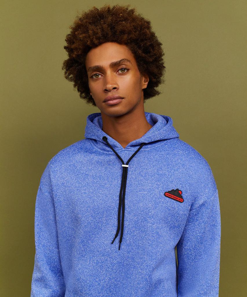 Wooster Core Collection Premium Hoodie With Patch - Blue商品第5张图片规格展示