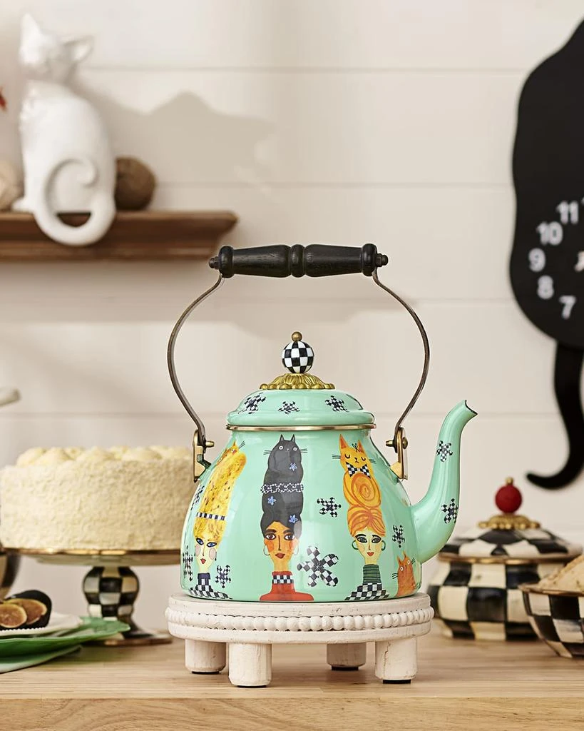 商品MacKenzie-Childs|Cat Lady 2-Quart Tea Kettle,价格¥1321,第2张图片详细描述