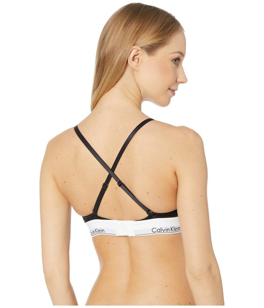 商品Calvin Klein|Modern Cotton Lightly Lined Triangle Bra,价格¥176,第7张图片详细描述