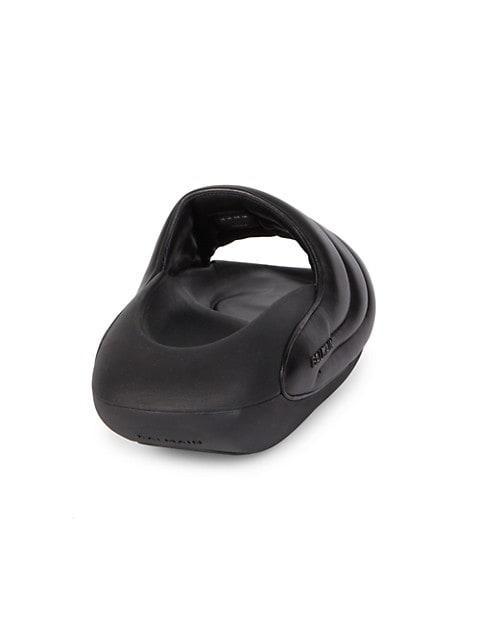 商品Balmain|B-It Quilted Leather Slides,价格¥5974,第5张图片详细描述