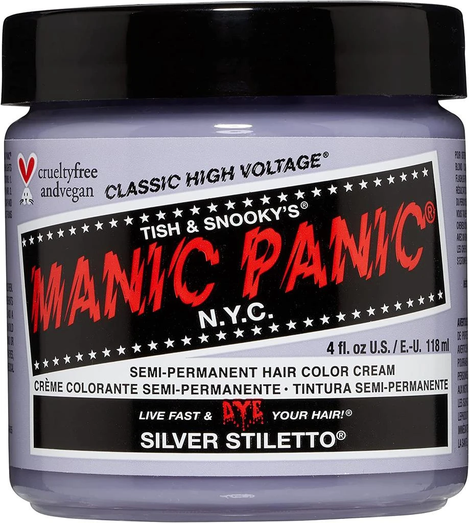 商品Manic Panic|ManicPanic mp染发膏-米金色 Silver Stiletto Silver (118ml),价格¥176,第1张图片
