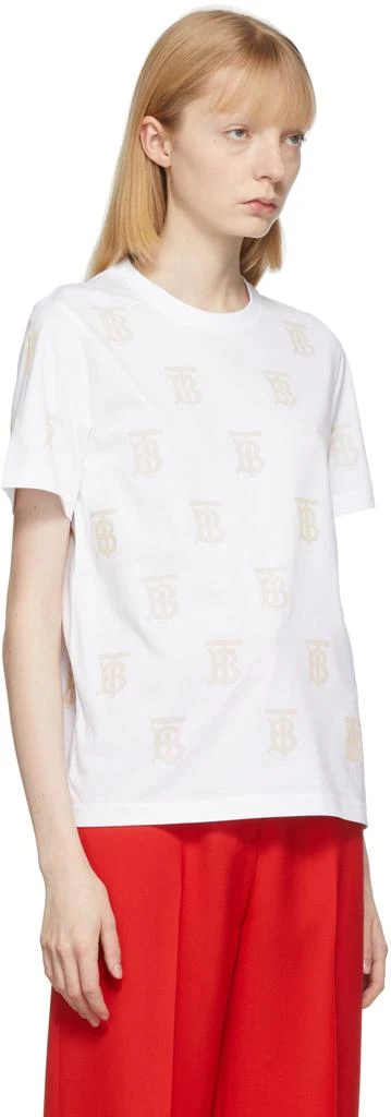 商品Burberry|白色 Monogram Motif T 恤,价格¥6468,第2张图片详细描述