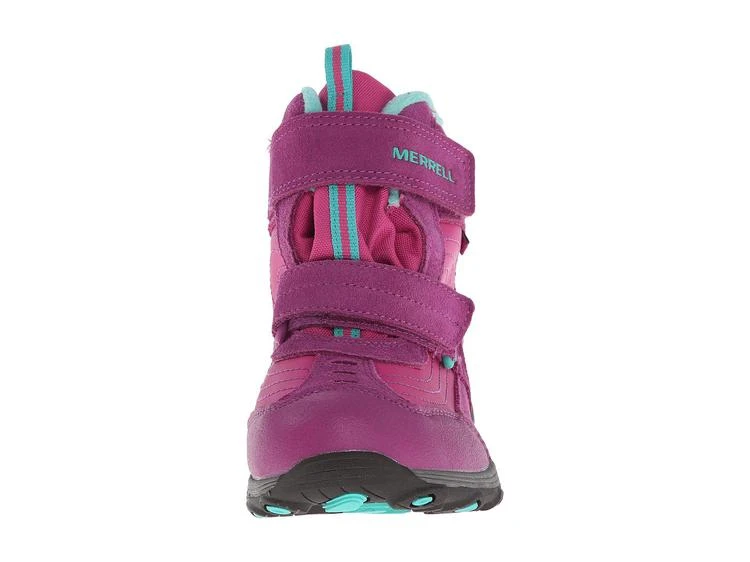 Merrell Kids Moab Polar Mid Strap 2.0 Waterproof (Big Kid) 女童雪地靴 商品