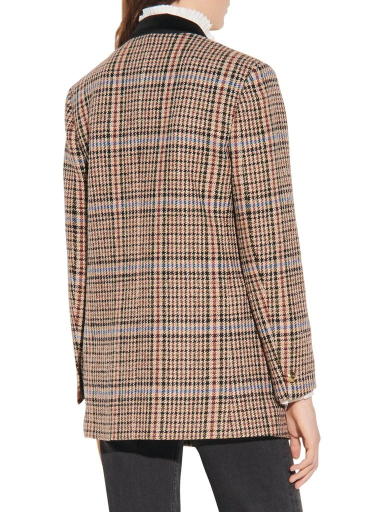 商品Sandro|Daly Checked Tweed Tailored Blazer,价格¥1417,第2张图片详细描述