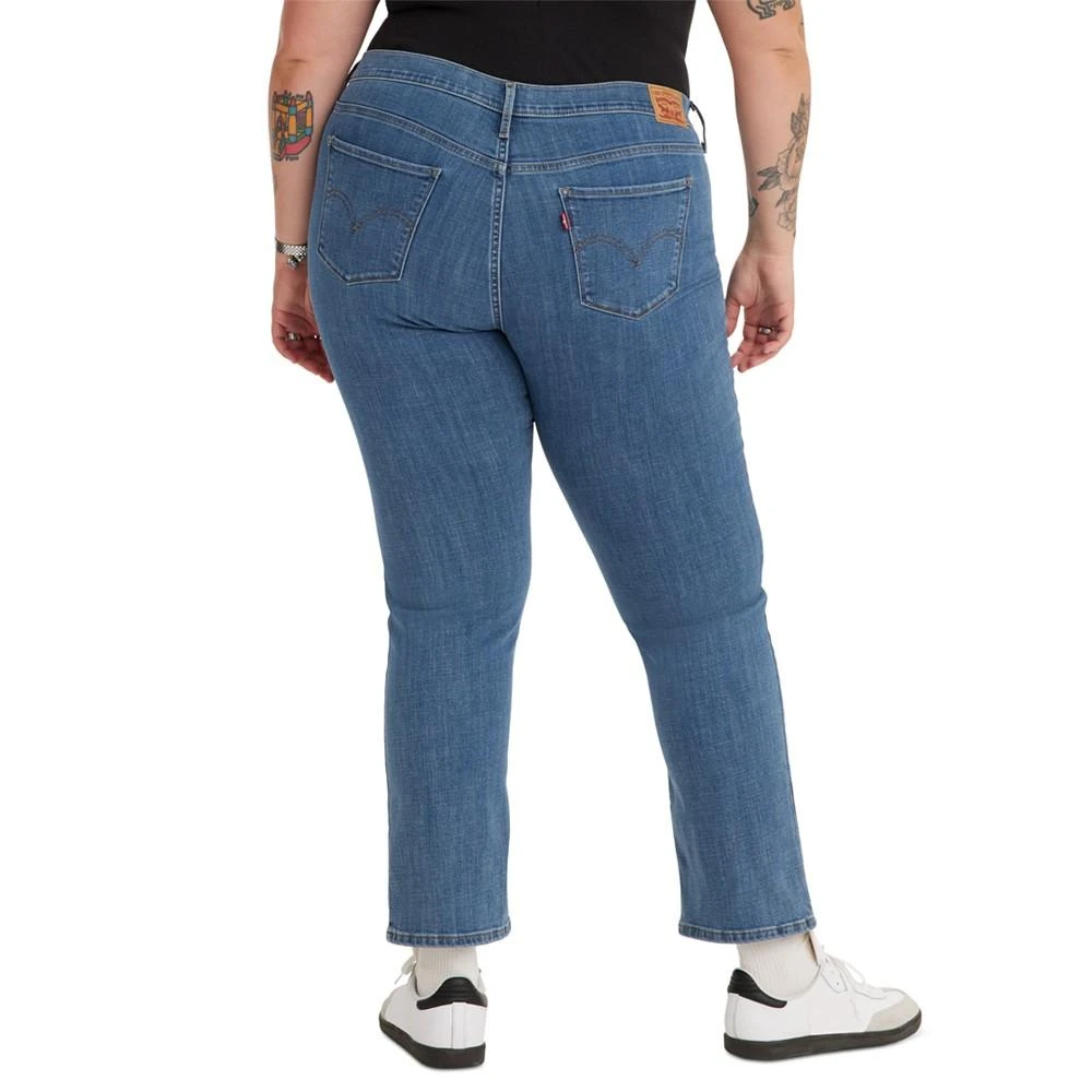 商品Levi's|Trendy Plus Size Classic Straight Leg Jeans,价格¥395,第2张图片详细描述