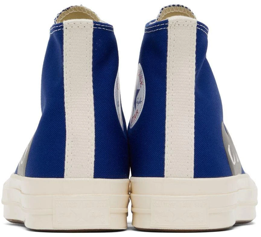 商品Comme des Garcons|Blue Converse Edition Half Heart Chuck 70 Sneakers,价格¥1196,第2张图片详细描述