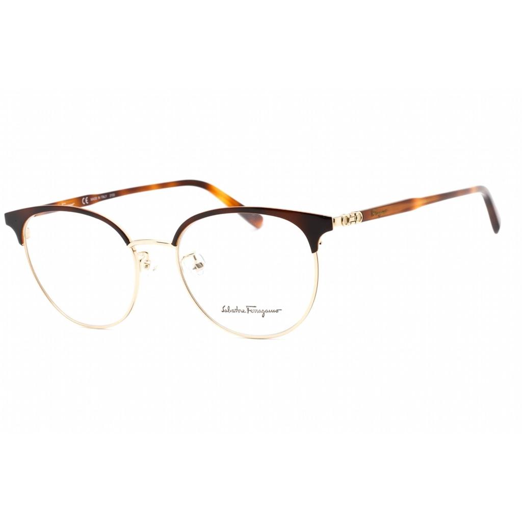 Salvatore Ferragamo | Salvatore Ferragamo Women's Eyeglasses - Gold/Tortoise Full Rim Frame | SF2201 723 460.90元 商品图片