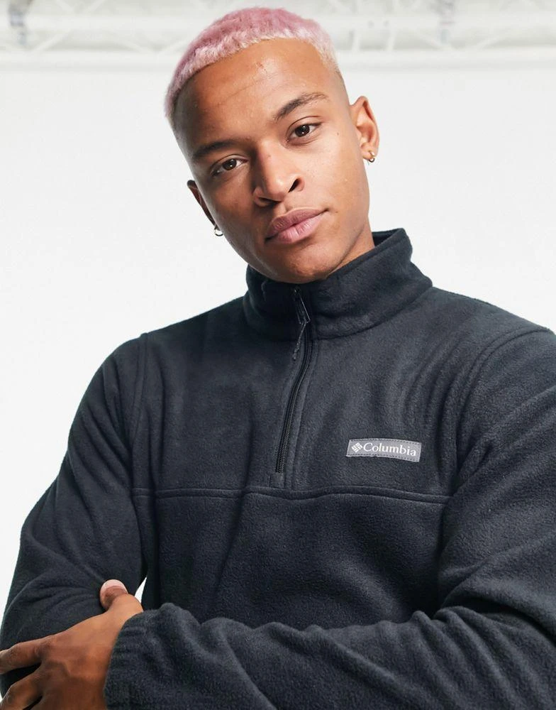 商品Columbia|Columbia Steens Mountain half zip fleece in black,价格¥416,第3张图片详细描述