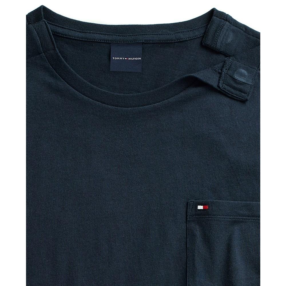 Men's T-Shirt with Magnetic Shoulder Closure商品第3张图片规格展示