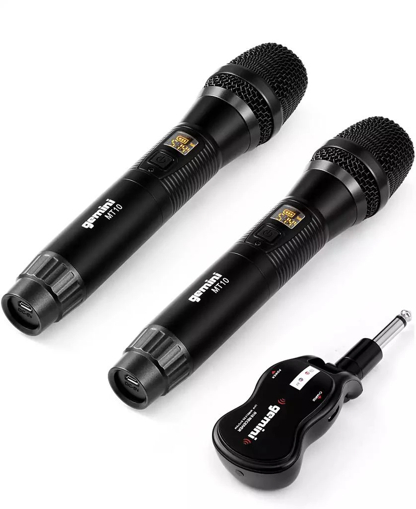 商品Gemini|Dual Handheld Wireless UHF Microphone System, Set of 2,价格¥748,第2张图片详细描述