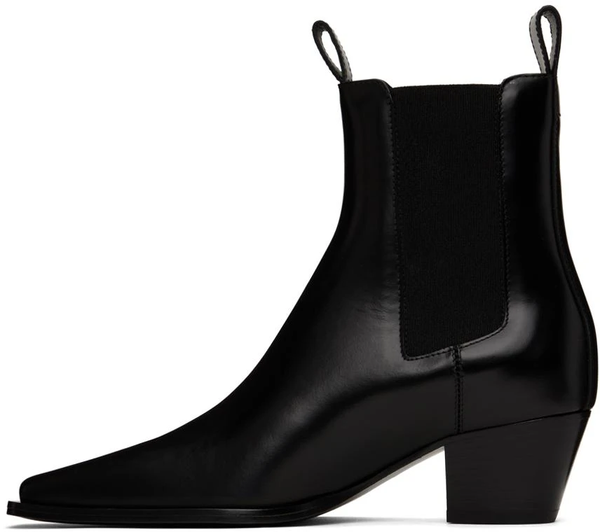 商品Totême|Black 'The City' Boots,价格¥4613,第3张图片详细描述