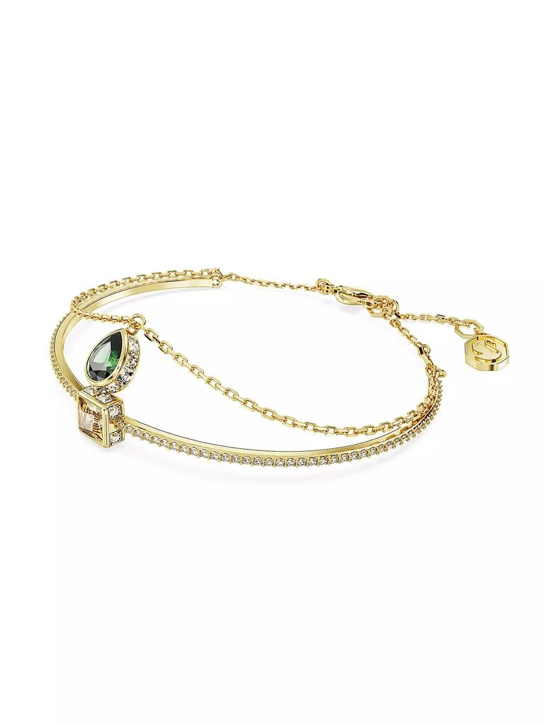 商品Swarovski|Chroma Goldtone & Crystal Mixed Cuts Bangle,价格¥1115,第1张图片
