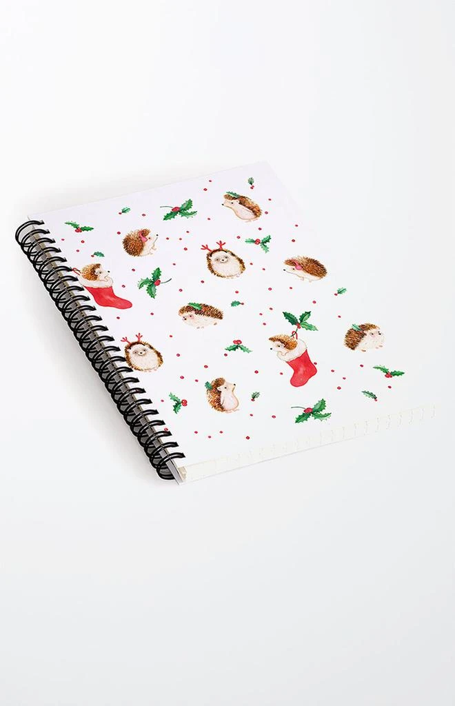 商品DENY Designs|Ninola Design Hedgehog Yuletide Notebook,价格¥158,第1张图片