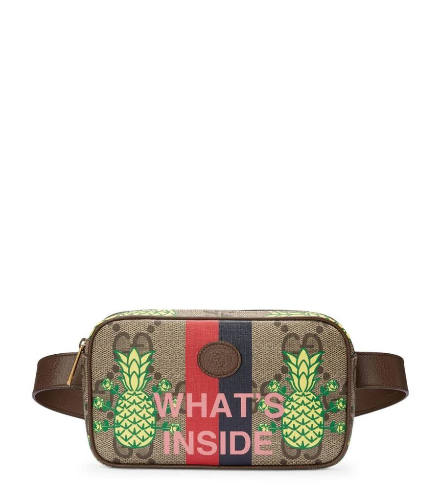 商品Gucci|Pineapple Print GG Supreme Belt Bag,价格¥7629,第1张图片