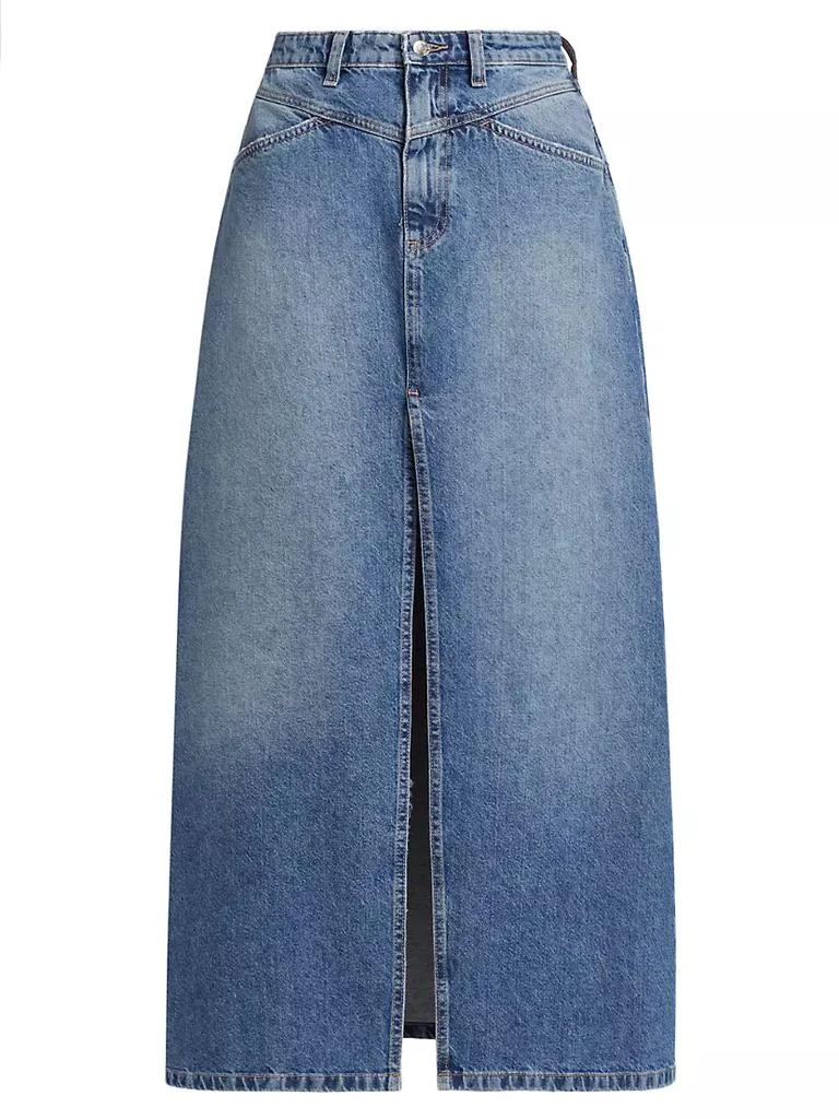 商品Free People|Come As You Are Denim Maxi Skirt,价格¥886,第1张图片