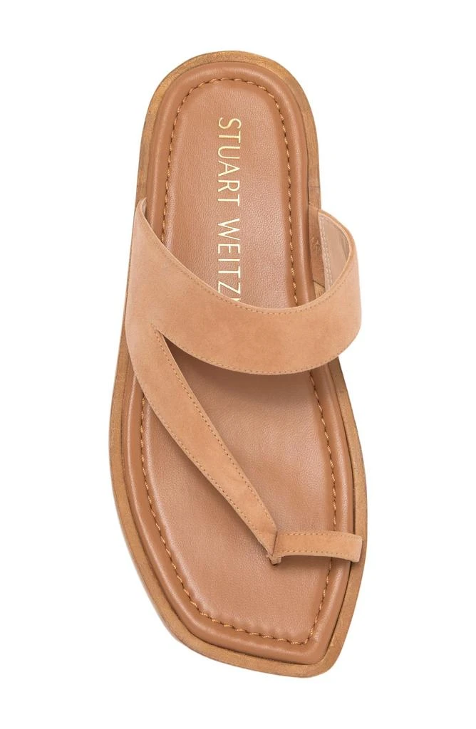 商品Stuart Weitzman|Lyla Flat Slide Sandal,价格¥1148,第4张图片详细描述