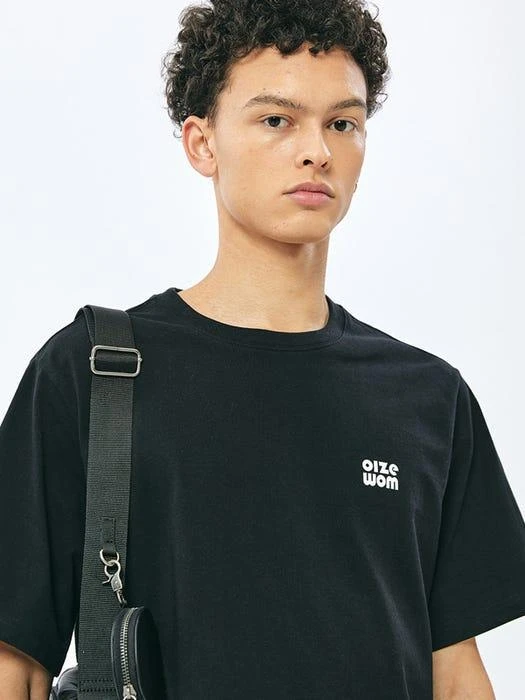 商品EZIO|Essential Logo Short Sleeve Shirt _ Black,价格¥429,第3张图片详细描述