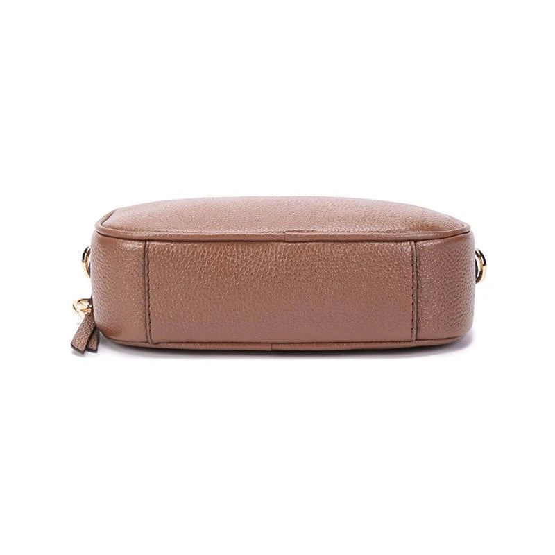 商品[国内直发] Michael Kors|迈克·科尔斯 MICHAEL KORS MK女包 Jet Set系列小号棕色牛皮革单肩斜挎链条包 32S1GT9C0L LUGGAGE 送女友,价格¥990,第5张图片详细描述