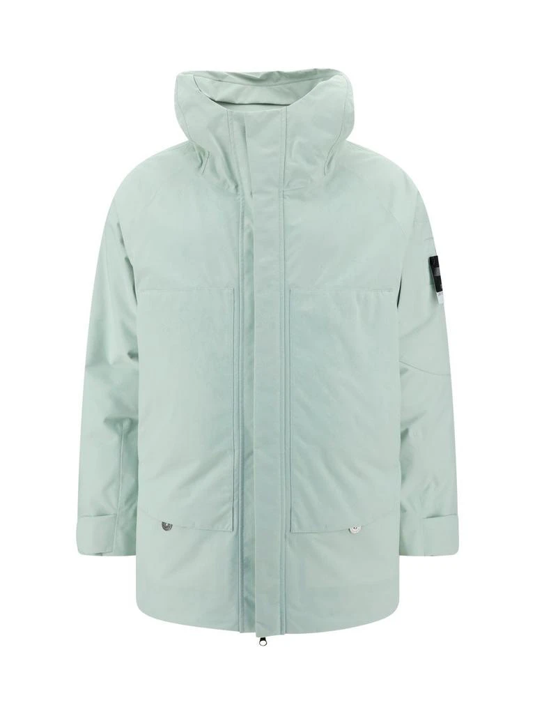 商品Stone Island|Stone Island Shadow Project Logo-Patch Padded Hooded Coat,价格¥11249,第1张图片