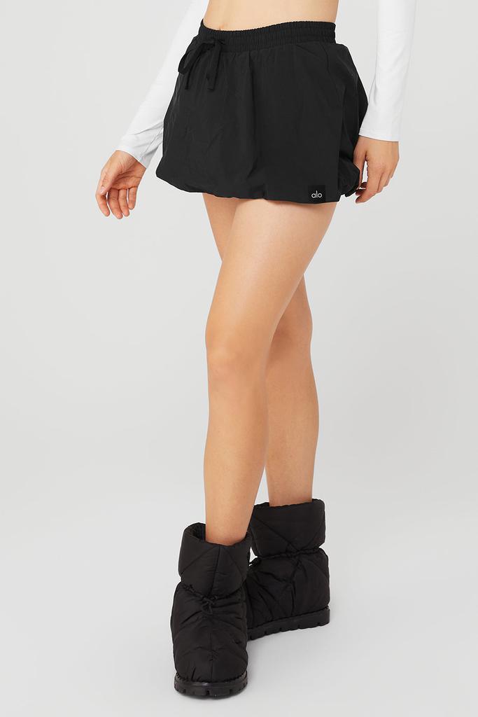 商品Alo|Bubble Tennis Skirt - Black,价格¥402,第5张图片详细描述