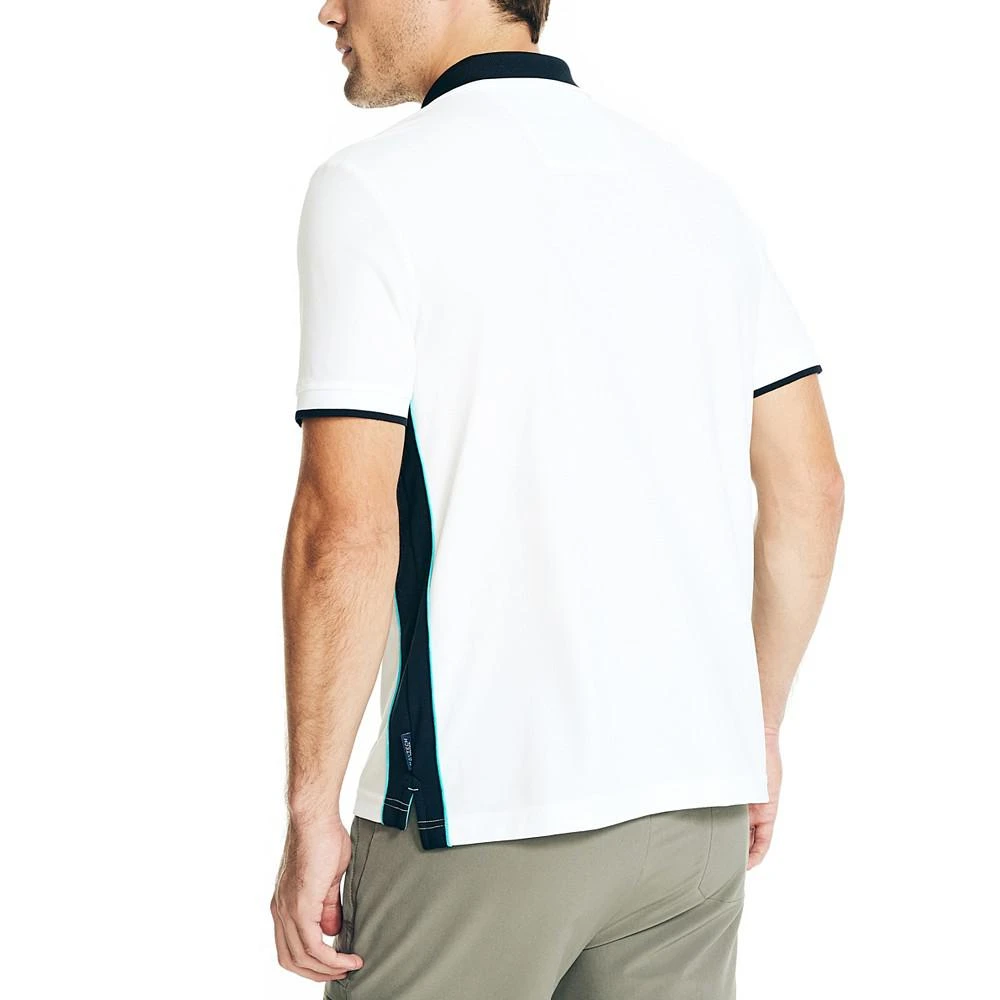 商品Nautica|Men's Navtech Performance Classic-Fit Tipped Polo,价格¥358,第2张图片详细描述