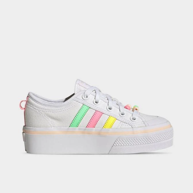 商品Adidas|Girls' Big Kids' adidas Originals Nizza Platform Casual Shoes,价格¥521,第1张图片