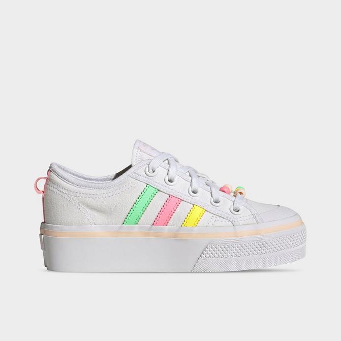 商品Adidas|Girls' Big Kids' adidas Originals Nizza Platform Casual Shoes,价格¥513,第1张图片