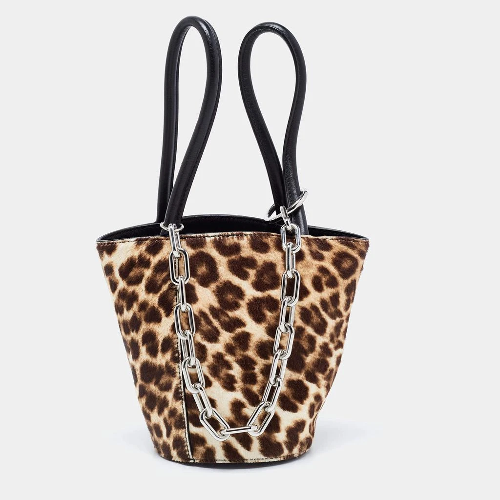 商品[二手商品] Alexander Wang|Alexander Wang Tri Color Calfhair and Leather Mini Runway Roxy Bucket Bag,价格¥899,第1张图片