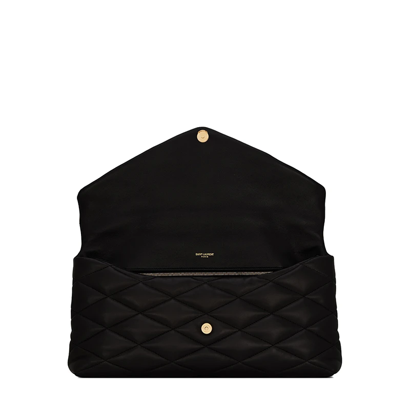 SAINT LAURENT PARIS/圣罗兰 YSL 春夏新款 SADE系列 女士小羊皮磁性按扣ysl饰物手拿包 商品