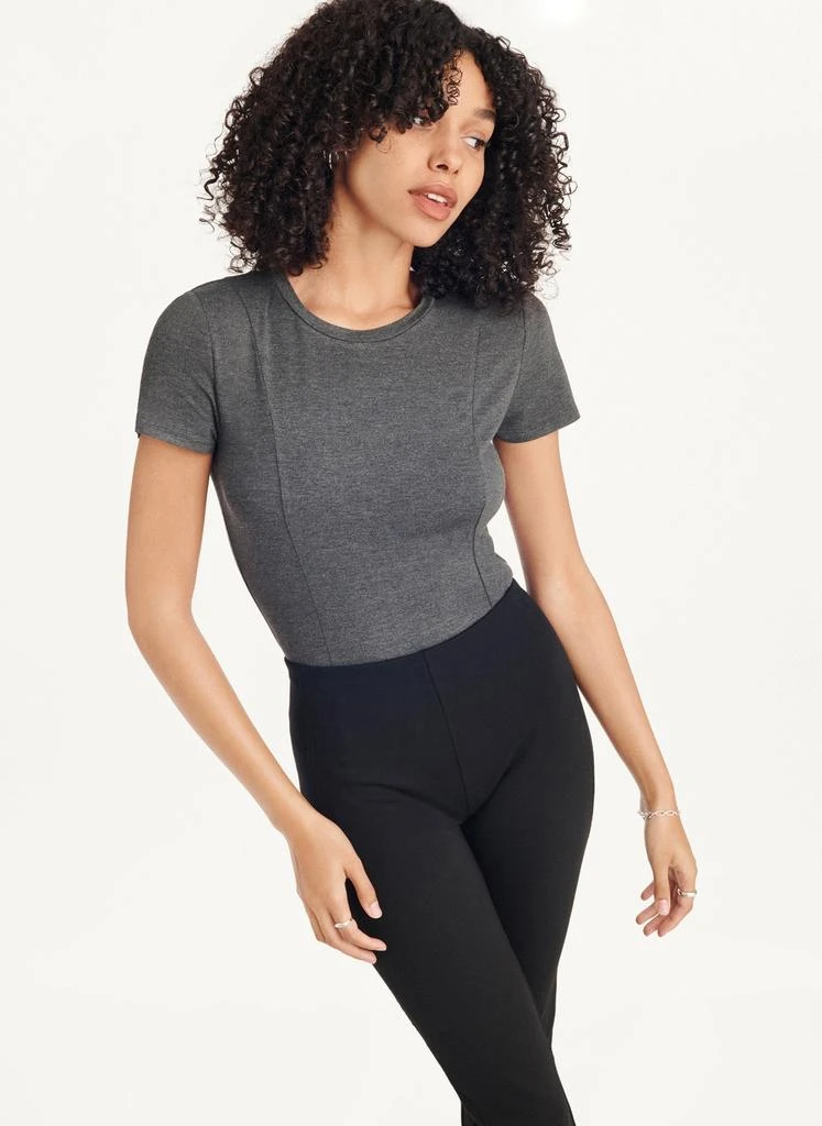 商品DKNY|Short Sleeve Crewneck Bodysuit,价格¥227,第4张图片详细描述