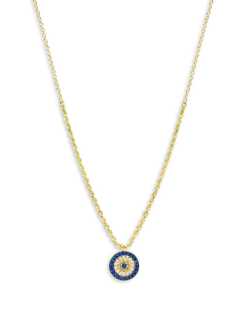 商品Meira T|14K Yellow Gold Evil Eye Moon Cut Chain Necklace, 18",价格¥9193,第1张图片详细描述